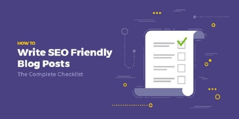 how to write SEO-friendly blog posts